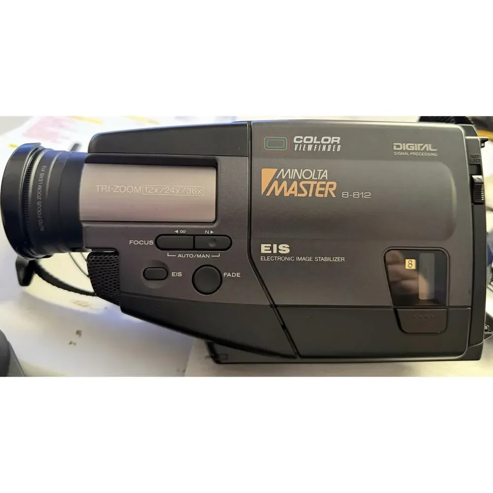 Vintage Minolta Master 8-812 CamCorder Works